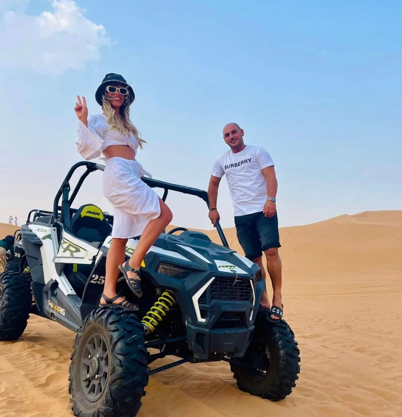 Polaris RZR 1000cc dune buggy ready for a desert ride